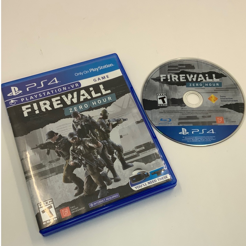 Sony Firewall Zero Hour CUSA-10034 Blu-ray Blue PS4 VR